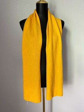 J. Crew 100% Cashmere Yellow Scarf
